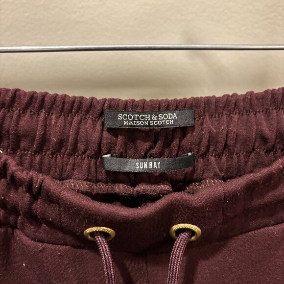 Scotch & Soda Wide Leg Sweatpants (PURPLE) - Picture 4 of 11